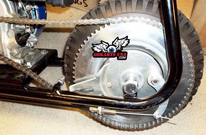 🔥1125 Build-A-Wheel, 6" Tri-Star 4" Wide Mini Bike Wheel Kit