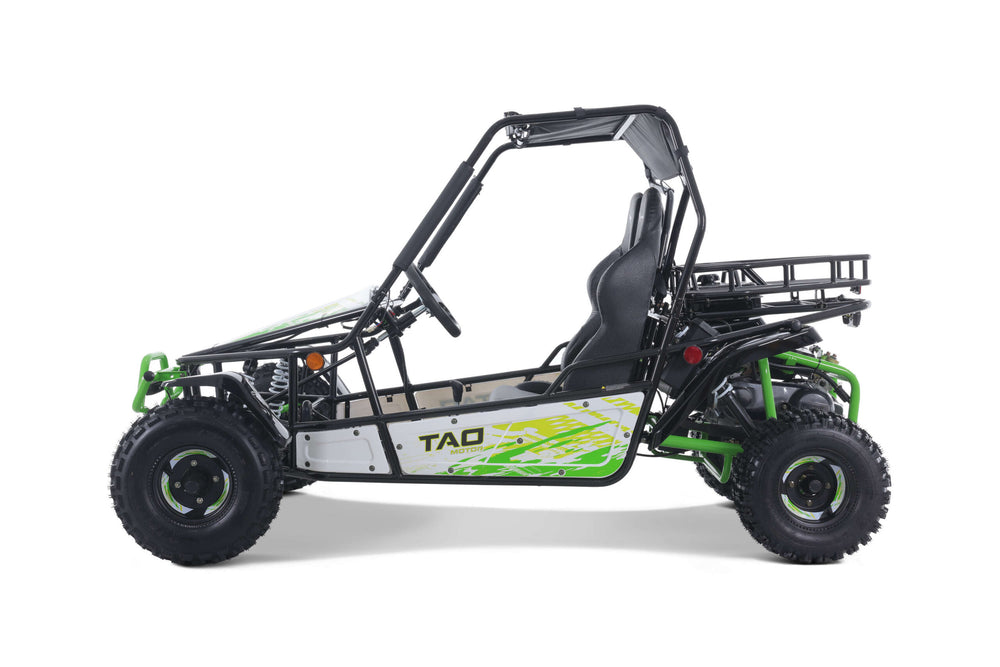 Tao Baja Sport 200 Adult Buggy Go Kart, Electric Start, Automatic with Reverse, LED Lightbar, Ages 16 and up