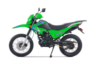 Tao TBR7D 250 Dual Sport Motorcycle, 5-Speed Manual, Electric Start, 19/17 inch Wheels