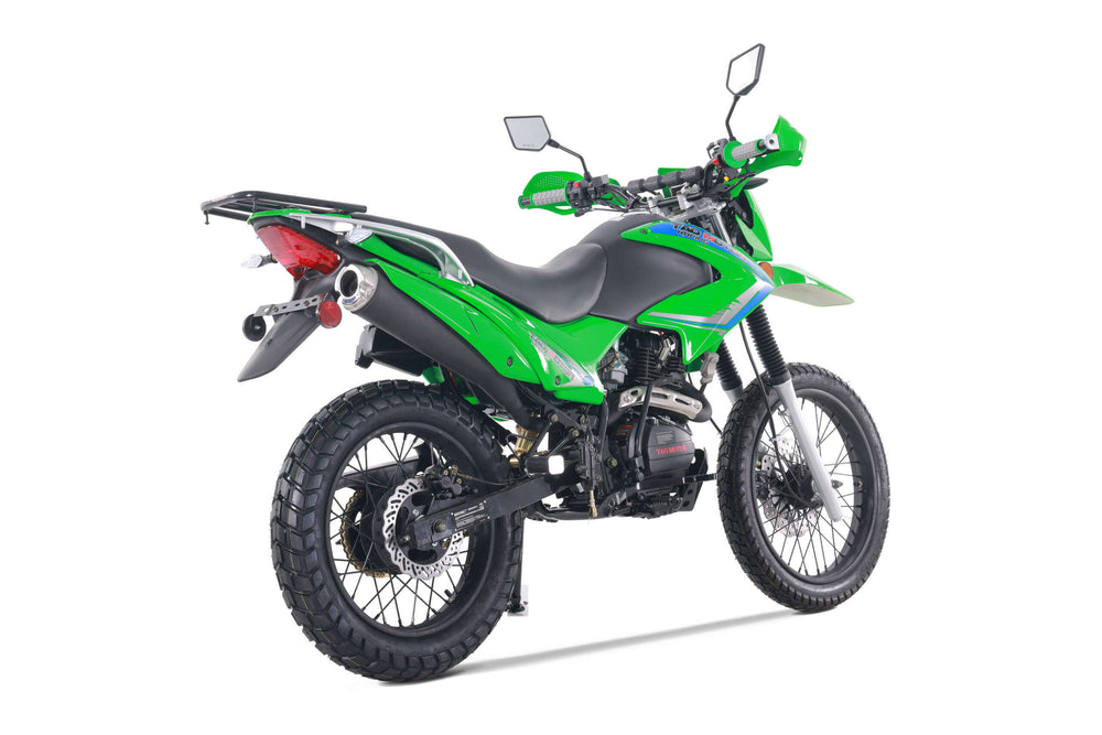 Tao TBR7D 250 Dual Sport Motorcycle, 5-Speed Manual, Electric Start, 19/17 inch Wheels