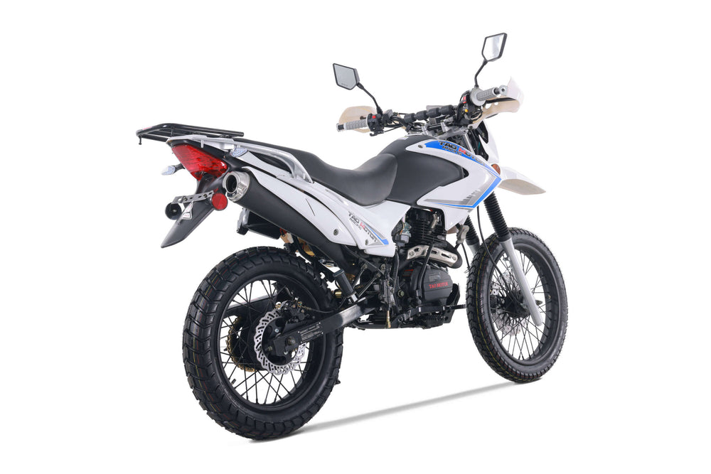 Tao TBR7D 250 Dual Sport Motorcycle, 5-Speed Manual, Electric Start, 19/17 inch Wheels