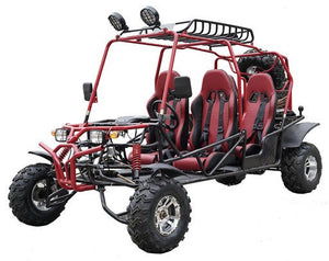 Carrier 200 4-Seater Buggy Go Kart with Chrome Wheels (TK200GK-6A)