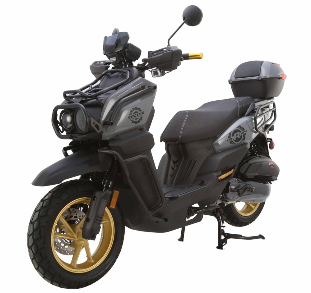 Tank 200 Street Scooter, Automatic Shifting, Full Disc Brakes, 13-inch Wheels, LED Lights
