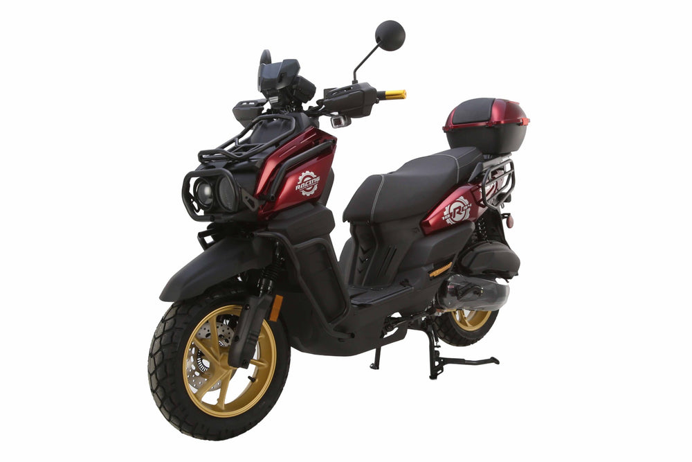 Tank 200 Street Scooter, Automatic Shifting, Full Disc Brakes, 13-inch Wheels, LED Lights