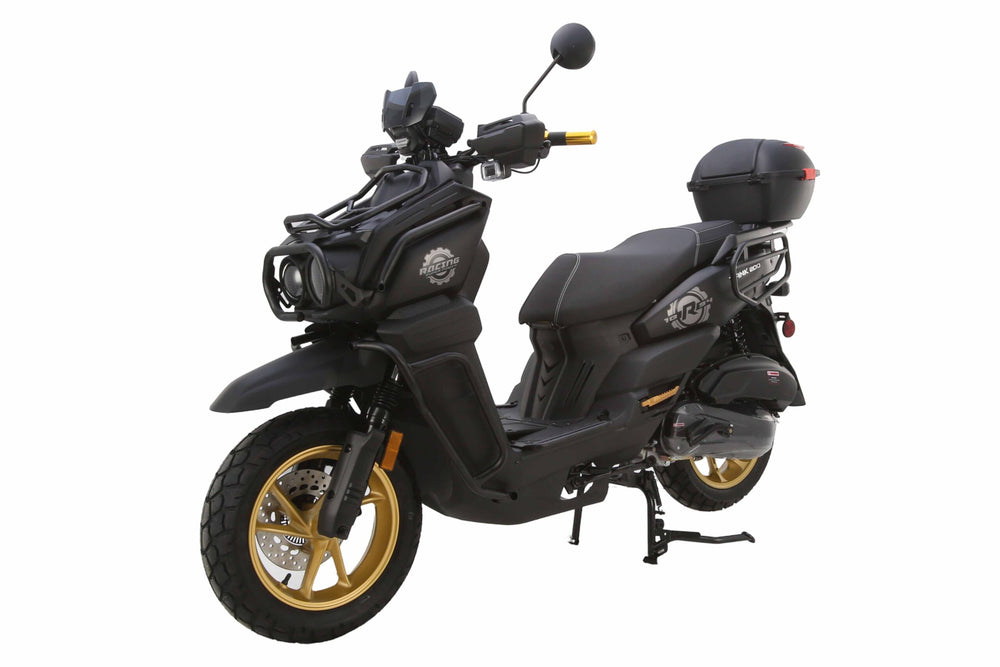 Tank 200 Street Scooter, Automatic Shifting, Full Disc Brakes, 13-inch Wheels, LED Lights