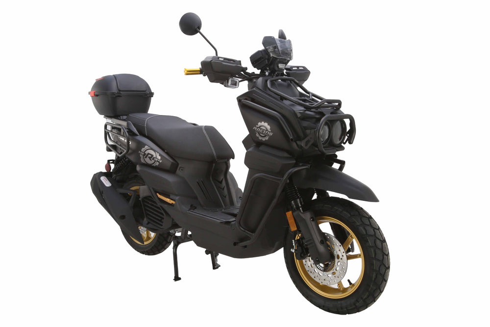Tank 200 Street Scooter, Automatic Shifting, Full Disc Brakes, 13-inch Wheels, LED Lights