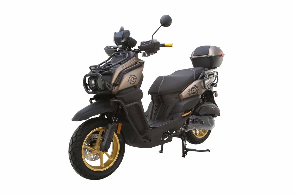 Tank 200 Street Scooter, Automatic Shifting, Full Disc Brakes, 13-inch Wheels, LED Lights