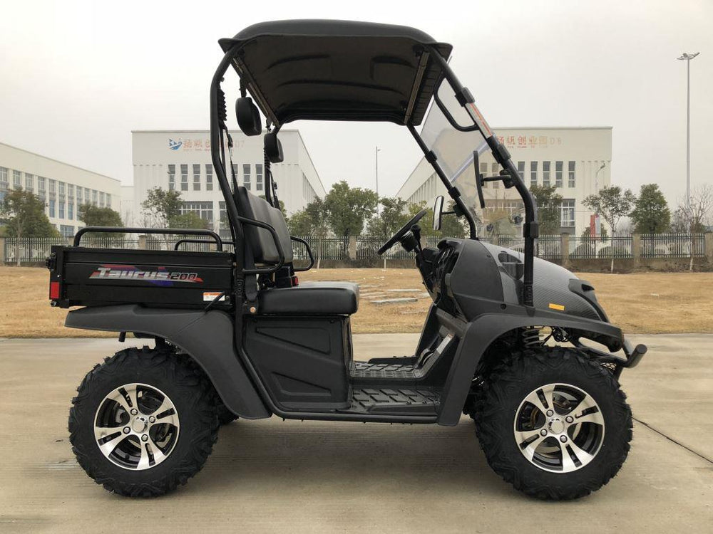 TrailMaster Taurus 200E-U EFI Gas UTV Shaft Drive, High/Low Gear Alloy Wheels, Fuel Injected - GoKarts USA®