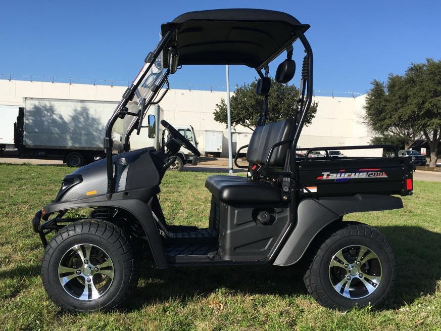 TrailMaster Taurus 200E-U EFI Gas UTV Shaft Drive, High/Low Gear Alloy Wheels, Fuel Injected - GoKarts USA®