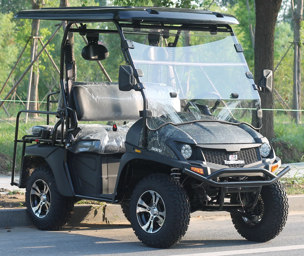 TrailMaster Taurus 50EV 4-Seat Electric Golf Cart, 60 Volt, Full DOT Light Package Included - GoKarts USA®