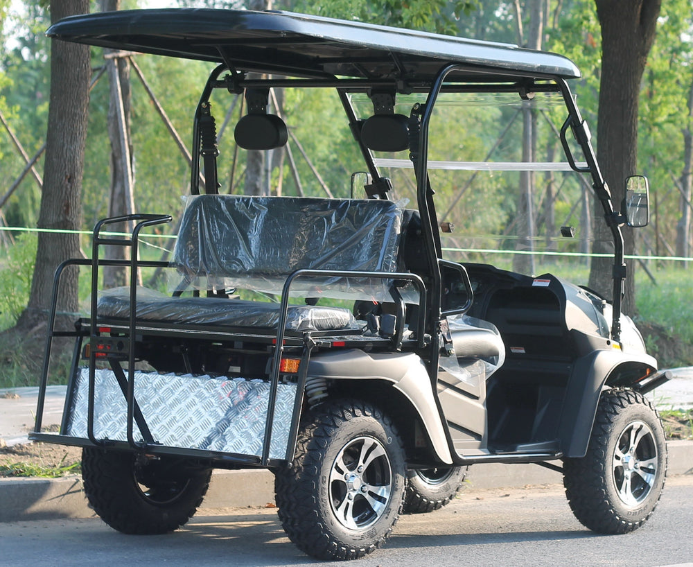 TrailMaster Taurus 50EV 4-Seat Electric Golf Cart, 60 Volt, Full DOT Light Package Included - GoKarts USA®