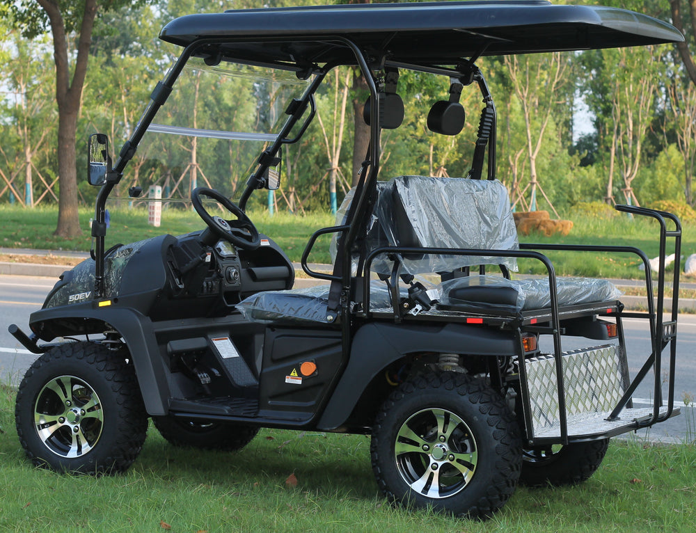 TrailMaster Taurus 50EV 4-Seat Electric Golf Cart, 60 Volt, Full DOT Light Package Included - GoKarts USA®