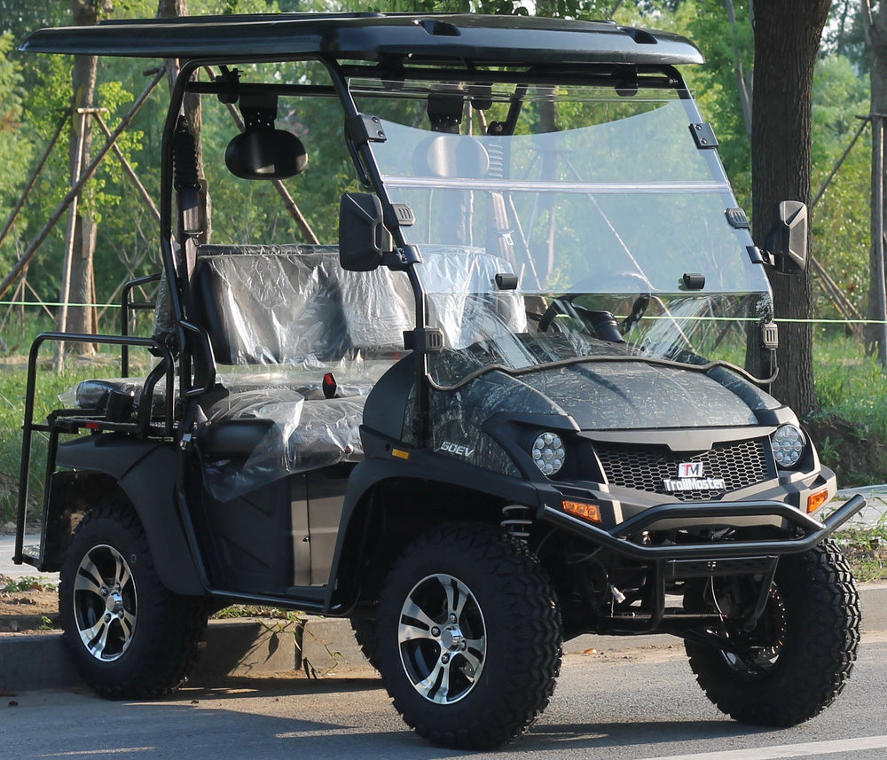 TrailMaster Taurus 50EV 4-Seat Electric Golf Cart, 60 Volt, Full DOT Light Package Included - GoKarts USA®