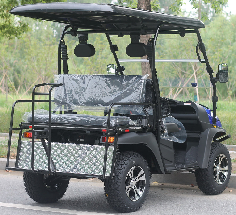 TrailMaster Taurus 50EV 4-Seat Electric Golf Cart, 60 Volt, Full DOT Light Package Included - GoKarts USA®