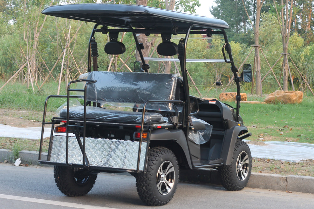 TrailMaster Taurus 50EV 4-Seat Electric Golf Cart, 60 Volt, Full DOT Light Package Included - GoKarts USA®