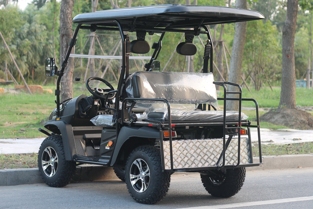 TrailMaster Taurus 50EV 4-Seat Electric Golf Cart, 60 Volt, Full DOT Light Package Included - GoKarts USA®