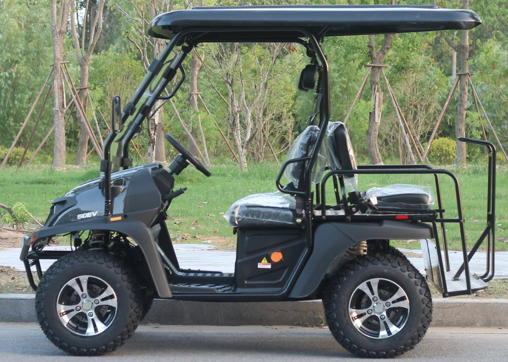 TrailMaster Taurus 50EV 4-Seat Electric Golf Cart, 60 Volt, Full DOT Light Package Included - GoKarts USA®