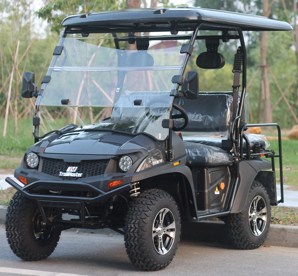 TrailMaster Taurus 50EV 4-Seat Electric Golf Cart, 60 Volt, Full DOT Light Package Included - GoKarts USA®