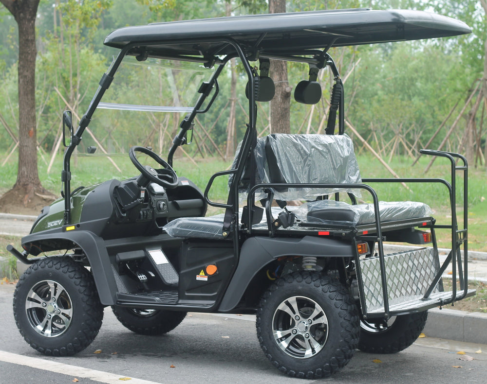 TrailMaster Taurus 50EV 4-Seat Electric Golf Cart, 60 Volt, Full DOT Light Package Included - GoKarts USA®