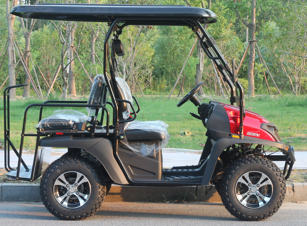 TrailMaster Taurus 50EV 4-Seat Electric Golf Cart, 60 Volt, Full DOT Light Package Included - GoKarts USA®