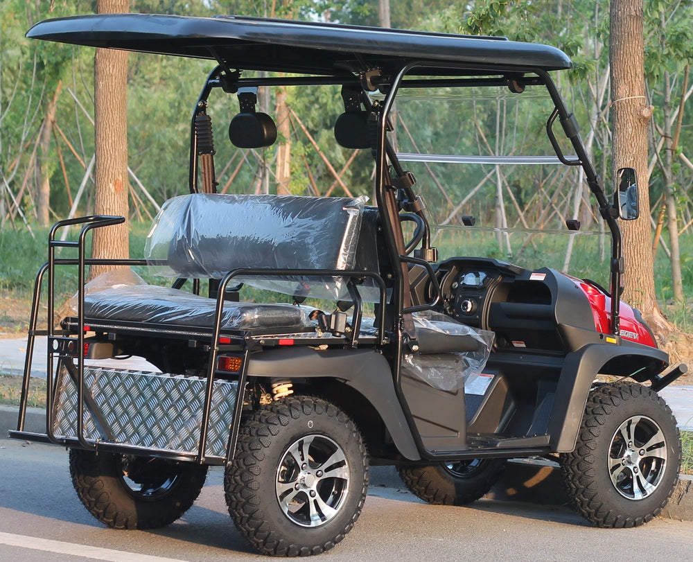 TrailMaster Taurus 50EV 4-Seat Electric Golf Cart, 60 Volt, Full DOT Light Package Included - GoKarts USA®