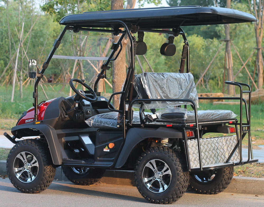 TrailMaster Taurus 50EV 4-Seat Electric Golf Cart, 60 Volt, Full DOT Light Package Included - GoKarts USA®