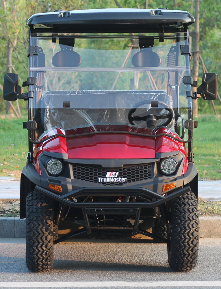 TrailMaster Taurus 50EV 4-Seat Electric Golf Cart, 60 Volt, Full DOT Light Package Included - GoKarts USA®