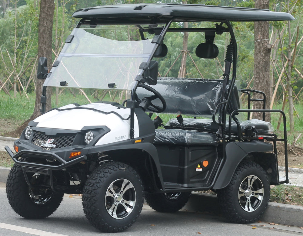 TrailMaster Taurus 50EV 4-Seat Electric Golf Cart, 60 Volt, Full DOT Light Package Included - GoKarts USA®