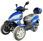 Topstar 50cc Trike, 3-Wheel Motorcycle, Automatic Shifting, Trunk, 12-inch Wheels - GoKarts USA®