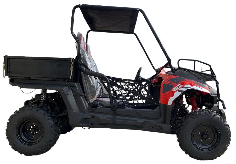 Utv Rear Shot TrailMaster Challenger 200U UTV Side-by-Side, Front Cargo Rack, Rear D ...