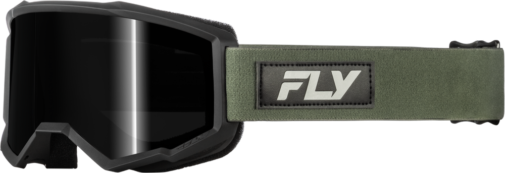 Focus Sand Goggle Green/Black W/ Dark Smoke Lens