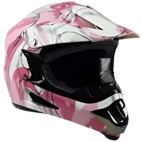 Youth MX Helmet - Medium Army Pink