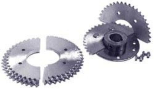 20XX #35 Aluminum Mini Sprocket, Split, 4-Bolt, Bolt Circles 3.228" and 2.875" Bolt Pattern P5223, TOOTH RANGE 37-52