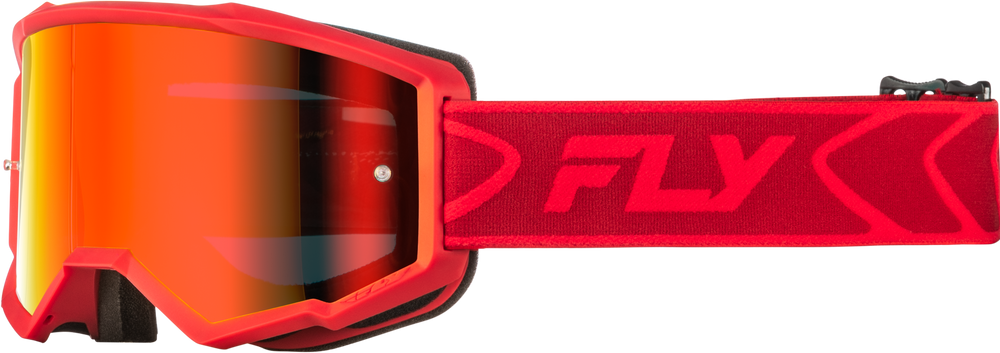 Zone Goggle Red/Crimson W/ Red Mirror/Smoke Lens