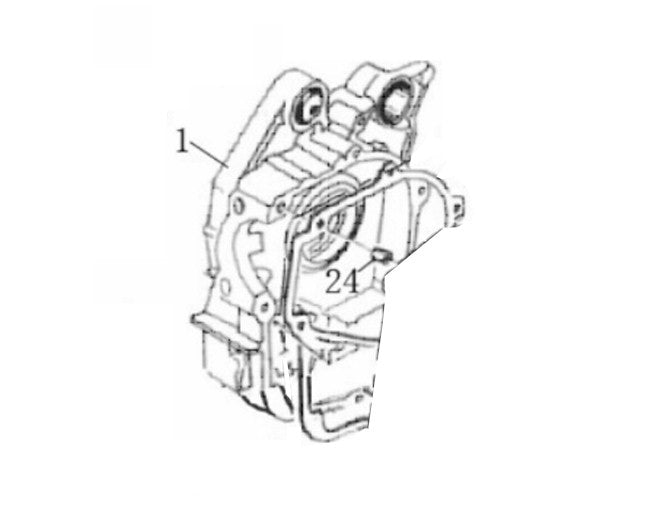 REF 1-1: RIGHT CASE BODY, for TrailMaster Challenger 200 UTV Side-by-side (161QMK-A-1-203)
