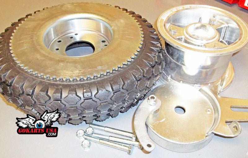 🔥1125 Build-A-Wheel, 6" Tri-Star 4" Wide Mini Bike Wheel Kit