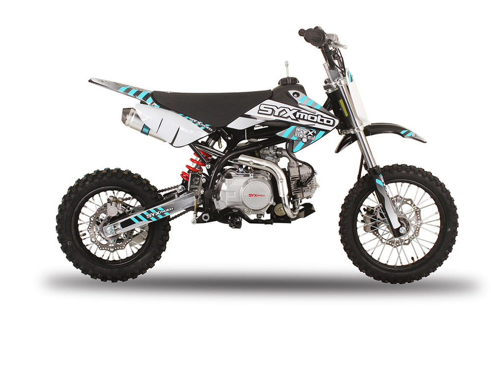 SYX Moto Roost 125cc Pit Bike, Electric Start, Automatic Shifting, (14/12) Wheels, Ages 12 and up