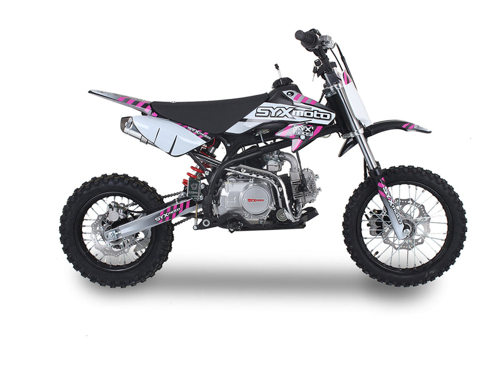 SYX Moto Roost 125cc Pit Bike, Electric Start, Automatic Shifting, (14/12) Wheels, Ages 12 and up