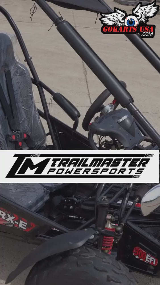 
            
                Load and play video in Gallery viewer, TrailMaster 300 XRX-E Dune Buggy Go Kart, EFI Fuel Injected, Liquid Cooled, Shaft Drive, Alloy Wheels
            
        