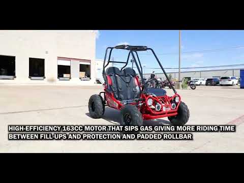 
            
                Load and play video in Gallery viewer, TrailMaster MINI XRX+ Kids GoKart, 5.5hp Gas Engine with Electric Start, Remote Start/Kill, Ages 4-9
            
        