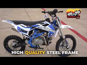 
            
                Load and play video in Gallery viewer, TrailMaster LK125 Pro Series Dirt Bike, Electric Start, 4-Speed Manual, Dual Disc Brakes, (17/14) Wheels
            
        