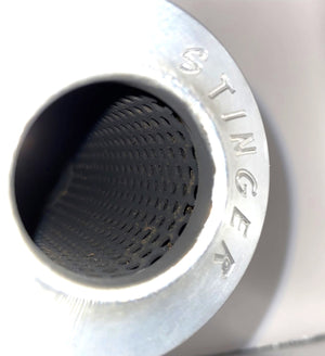 Engraved Billet End Cap for Stinger Exhaust Header
