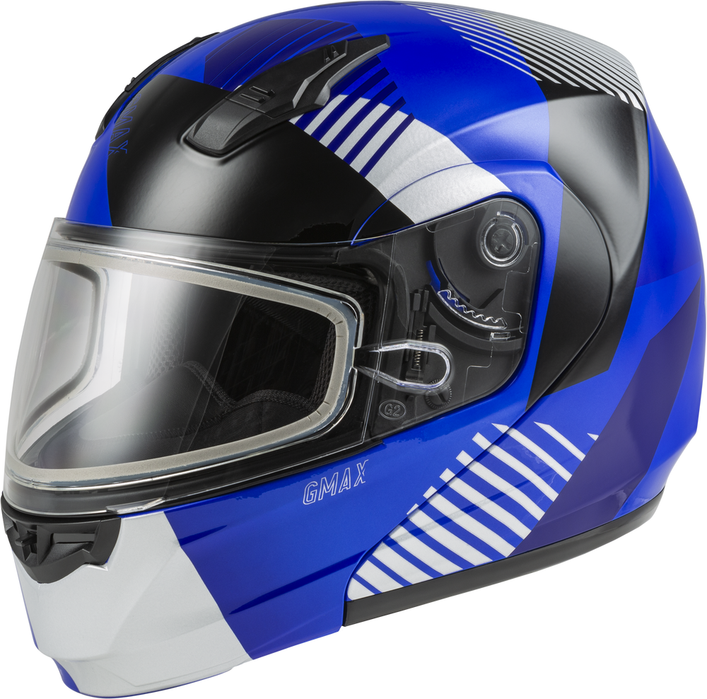 
            
                Load image into Gallery viewer, MD-04S MODULAR RESERVE SNOW HELMET BLUE/SILVER/BLACK XL
            
        