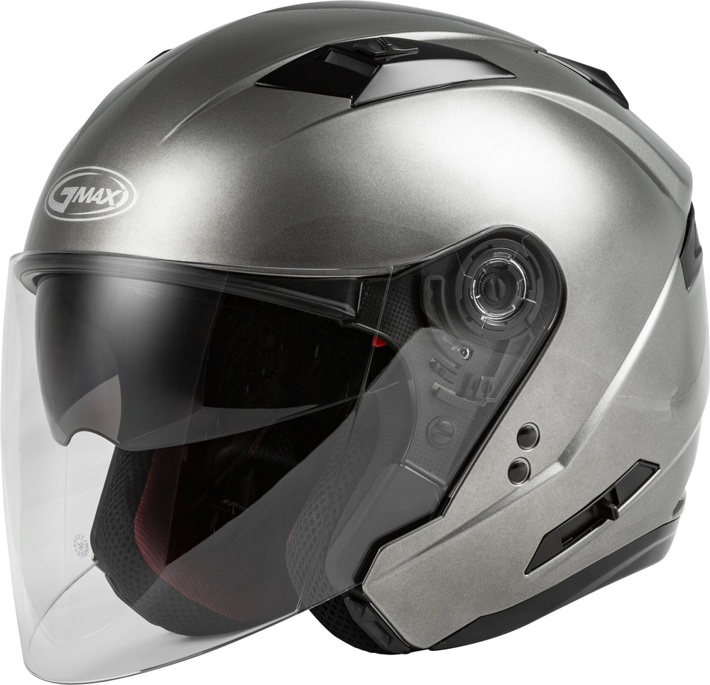 
            
                Load image into Gallery viewer, OF-77 OPEN-FACE HELMET TITANIUM SM
            
        