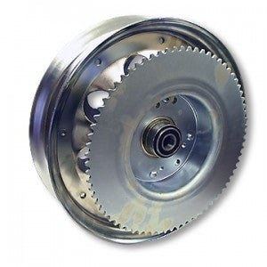 10 In. Chrome Plated, Ball Bearings With #35 72-Tooth Sprocket, Brake Drum Included Part# 10155