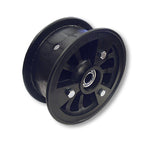 6 Inch Nylon Wheel, 3 Inch Wide With 3/4 Inch Id Standard Bb 1-3/8 Inch Od Part #1078
