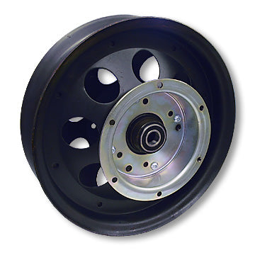 Mini Bike Wheel |10 in. | with Flanged Drum and Bearings