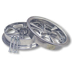 8 Inch Aluminum Spinner Wheel, 2 Halves With Nuts & Botls Only 1178