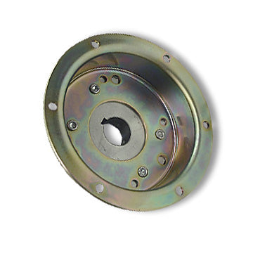 Brake Drum, 4-1/2 Inch, Flanged, Machined, Riveted To Mini-Hub, 3/4 Inch Bore Part #2466