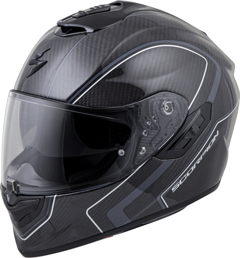 
            
                Load image into Gallery viewer, EXO-ST1400 CARBON FULL-FACE HELMET ANTRIM GREY LG
            
        